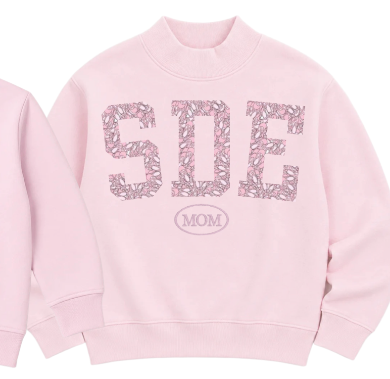 Adult Applique SDE Mockneck Preorder (ETA: October) Closes 8/14